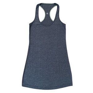 Lululemon Women’s Gray Racerback Tank Top Size 4-6 Stretch Gym Yoga Run Cycle